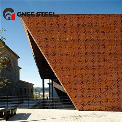 Spa-H Corten Steel untuk dekorasi bangunan